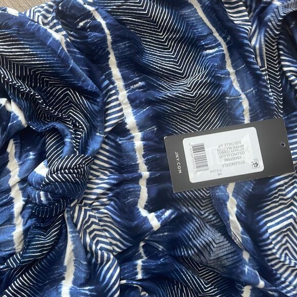 Jones New York Print T-Shirt Wrap Dress S, - Picture 2 of 3